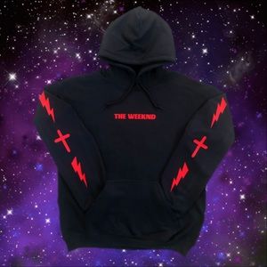 The Weeknd Hoodie XO Lightning Starboy Cross